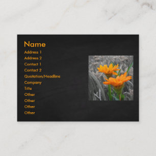 Daisies Business Card Visitenkarte