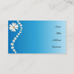 Daisies Business Card Visitenkarte