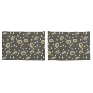 Daisies chic pattern kissenbezug