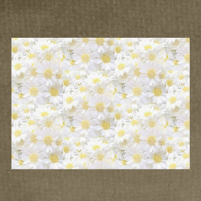 Daisies Decoupage Tissue Paper Seidenpapier (Von Creator hochgeladen)