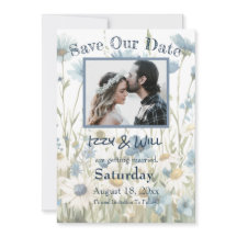 Daisies & Faded Denim Rustic Wedding Foto