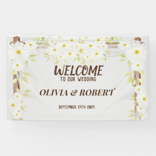 Daisies Floral herzlich willkommen auf unserem Ban Banner