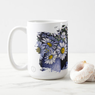 Daisies flower Let your dream blossom mug Kaffeetasse