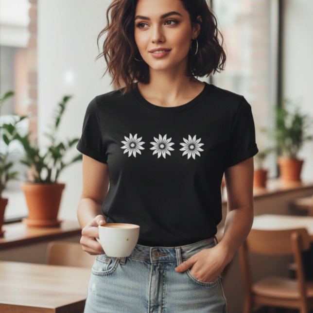 Daisies Flower Tshirt Flowers, Women's Oversized (Von Creator hochgeladen)