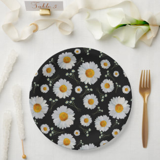 Daisies in Black Pappteller