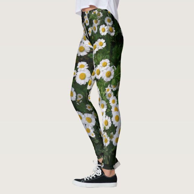 Daisies in einer Wiese Leggings (Links)
