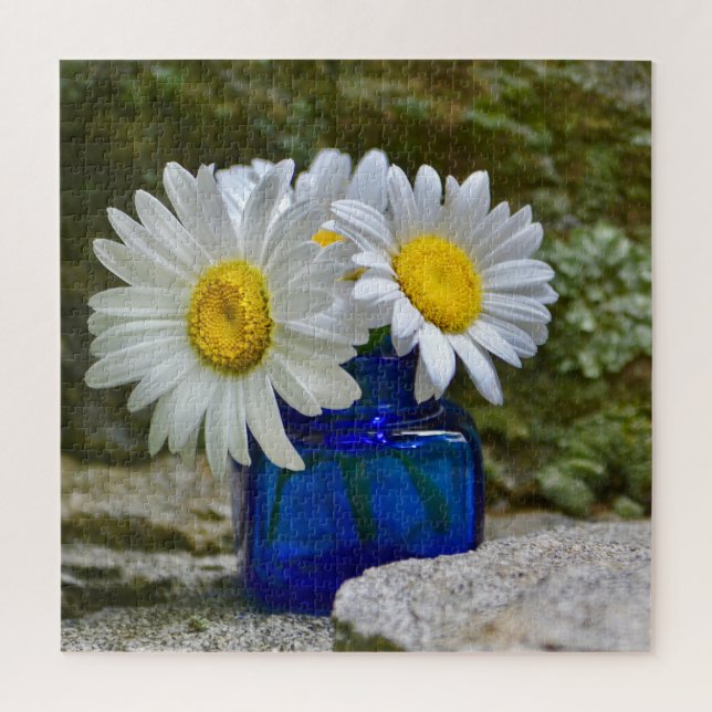 Daisies in Inkwell Puzzle (Vertikal)