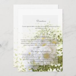 Daisies in Liebe bearbeitbar Wedding Bouquet Richt Einladung