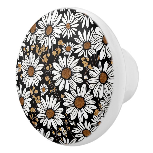 Daisies Keramikknauf (Rechts)