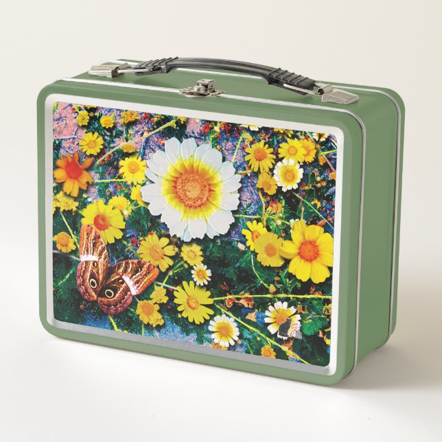 Daisies May Metal Lunchbox (Vorderseite)