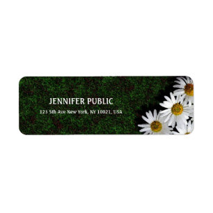 Daisies Moderne Design Blume Rücksendeadresse
