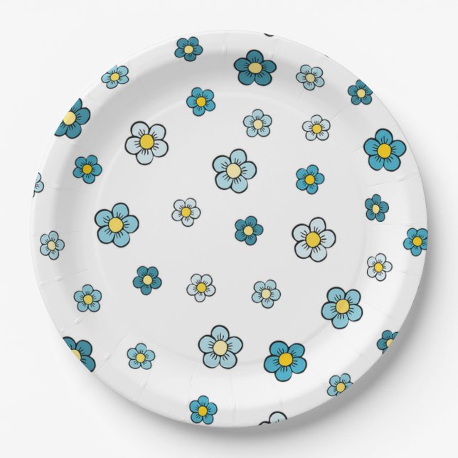 Daisies Pappteller (Vorderseite)