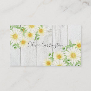 Daisies Personalisiert Name Visitenkarte