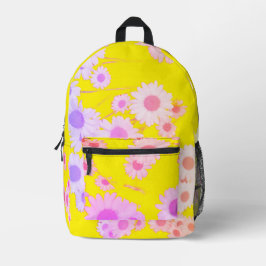 Daisies Print Cut Sew Bag Bedruckter Rucksack
