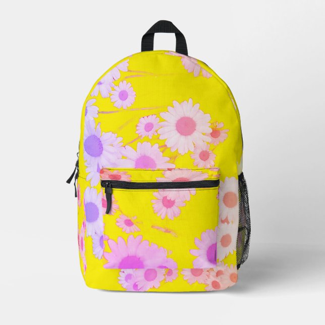 Daisies Print Cut Sew Bag Bedruckter Rucksack (Vorderseite)