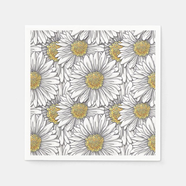 Daisies Serviette (Vorderseite)