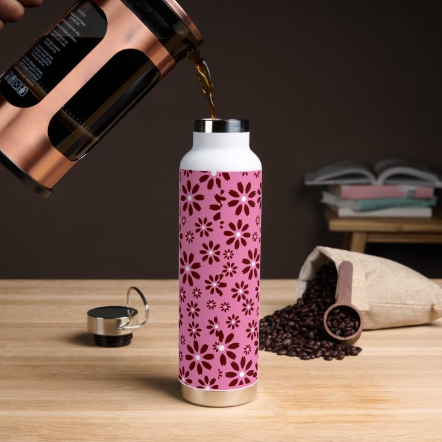 Daisies Simple Stylish Summer Winter Trinkflasche (Kaffee)