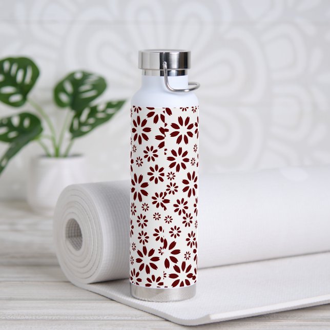Daisies Simple Stylish Trinkflasche (Yoga)