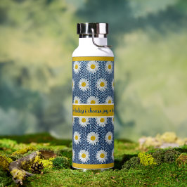 Daisies und Denim Trinkflasche