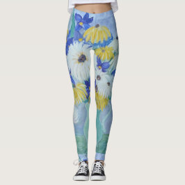 Daisies und Iris Leggings