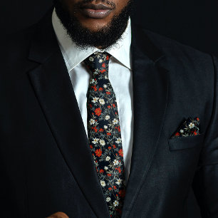 Daisies William Morris Inspirierte Floral Men's Krawatte