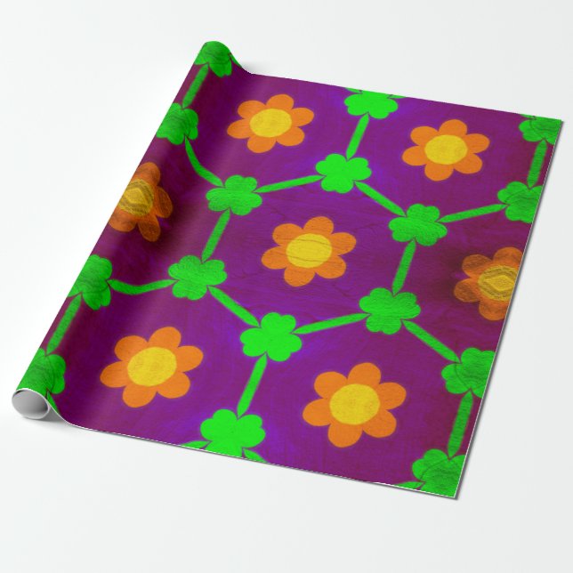 Daisis and Clovers Geschenkpapier (Ungerollt)