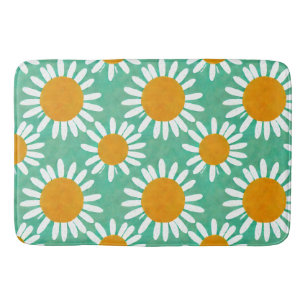 Daisis Folk Art Inspiriert Bath Mat Badematte