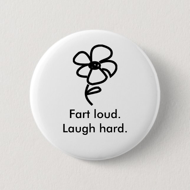 daisy02, Furz loud. Lachen hart Button (Vorderseite)