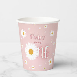 Daisy 1. Geburtstag Pappbecher