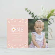 Daisy 1. Geburtstag Pink Foto