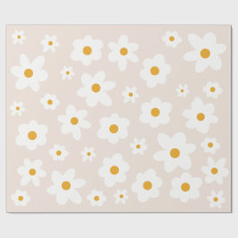 Daisy 1. Geburtstagswrapping Paper Geschenkpapier