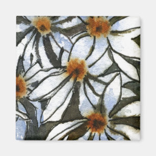 "Daisy #2" Floral Magnet