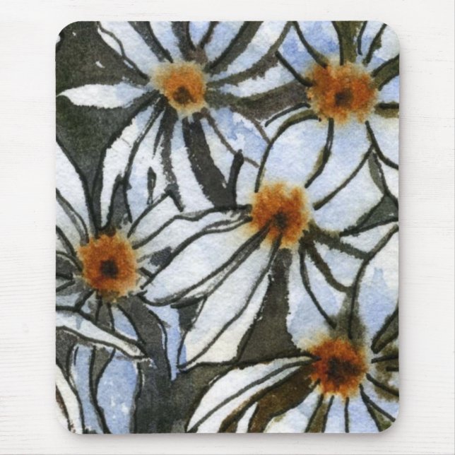 "Daisy #2" Floral Mousepad (Vorne)