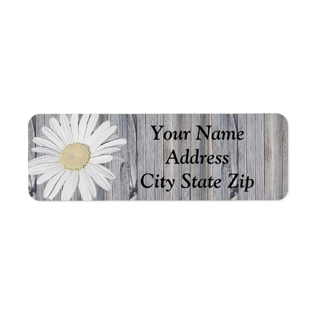 Daisy Address Labels (Vorne)