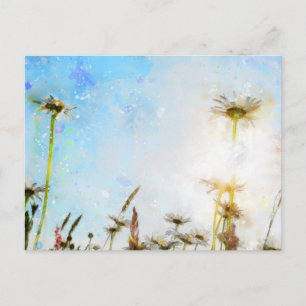 Daisy - Akrylprint Postkarte