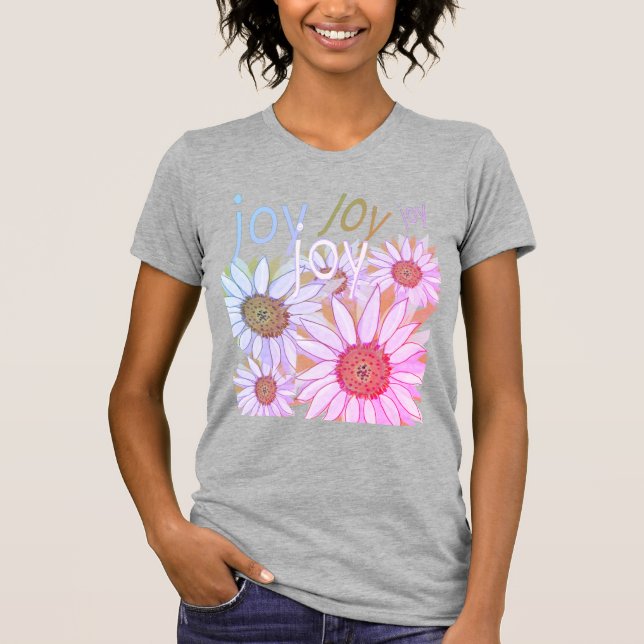 Daisy and Daffodils: Blumenträume von Joy T - Shir T-Shirt (Vorderseite)