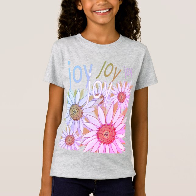 Daisy and Daffodils: Blumenträume von Joy T - Shir T-Shirt (Vorderseite)