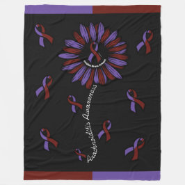 Daisy... Arachnoiditis Fleece Blanket