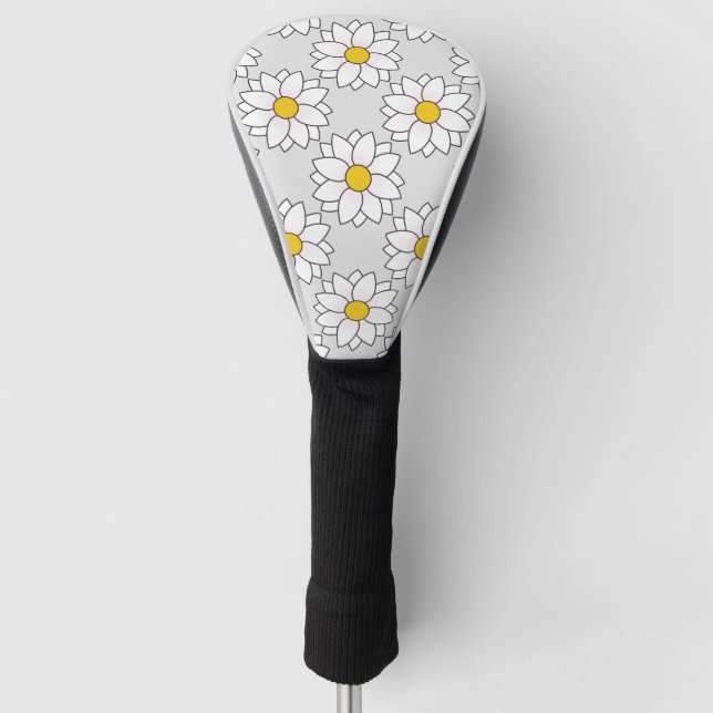 Daisy Art Golf Head Cover Headcover (Vorderseite)