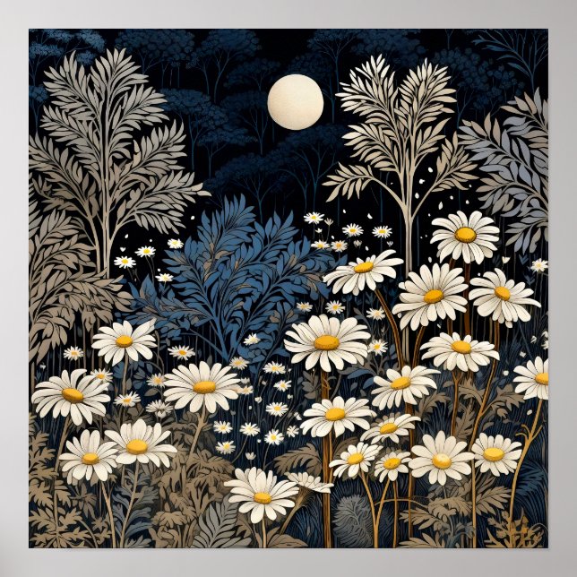 Daisy Art Print Poster (Vorne)