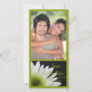 Daisy auf der Schwarzen Hochzeit Speichern Sie die Save The Date