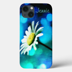 Daisy auf Türkis iPad Air Hüllen *Personalize*