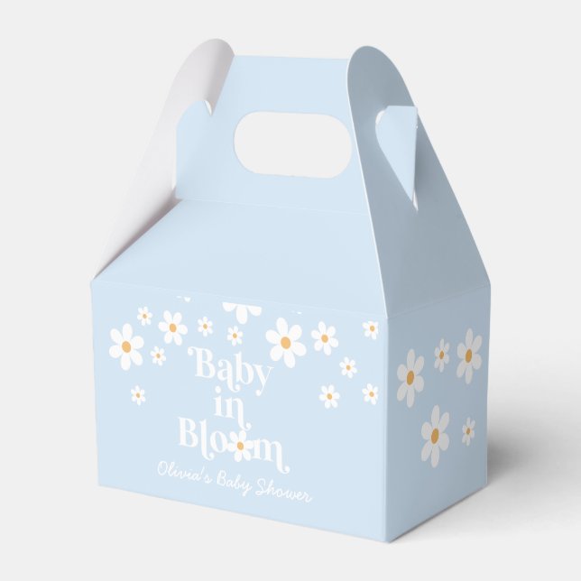 Daisy Baby in Bloom Retro Baby Showbox Geschenkschachtel (Vorderseite)