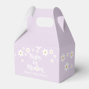 Daisy Baby in Bloom Retro Baby Shower Geschenkbox Geschenkschachtel