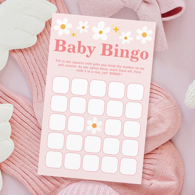 Daisy Baby in Bloom Spring Baby Dusche Bingo Spiel (Von Creator hochgeladen)