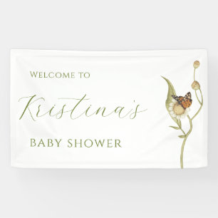 Daisy Baby in Bloom Wildblume Baby Shower Banner