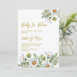 Daisy-Baby-Party Einladung