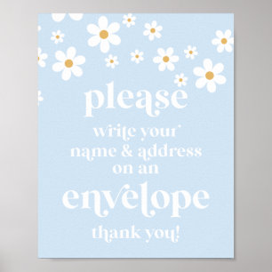 Daisy Baby Shooter Schreiben Sie Ihre Name-Adresse Poster