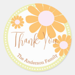 Daisy Baby Shooter Vielen Dank, grüner Sticker