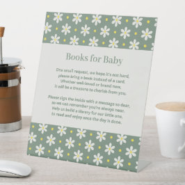 Daisy Babyparty-Buchwunsch Sockelschild